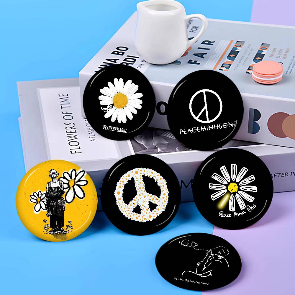 Peat Pellet Tray - P-P-Peaceminusones LOGO 58mm Bros Hewan Lucu