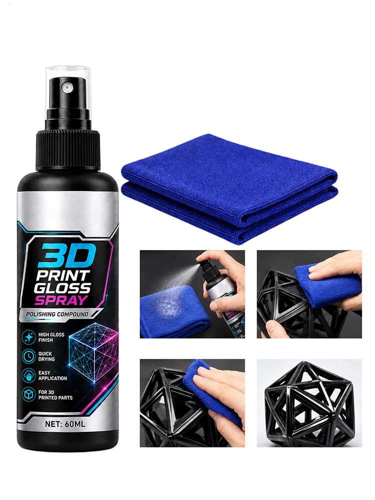 Misting Bottle Fine - 100ml Semprotan Gloss 3D Print Pengering