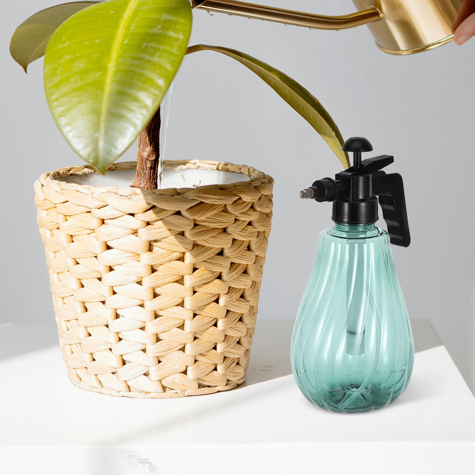 Botol Semprot Plastik Hijau un - Misting Bottle Fine ulasan dan harga