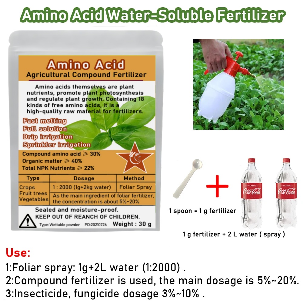 30G Bubuk Pupuk Asam Amino Maj - Root Stimulator Liquid ulasan dan harga