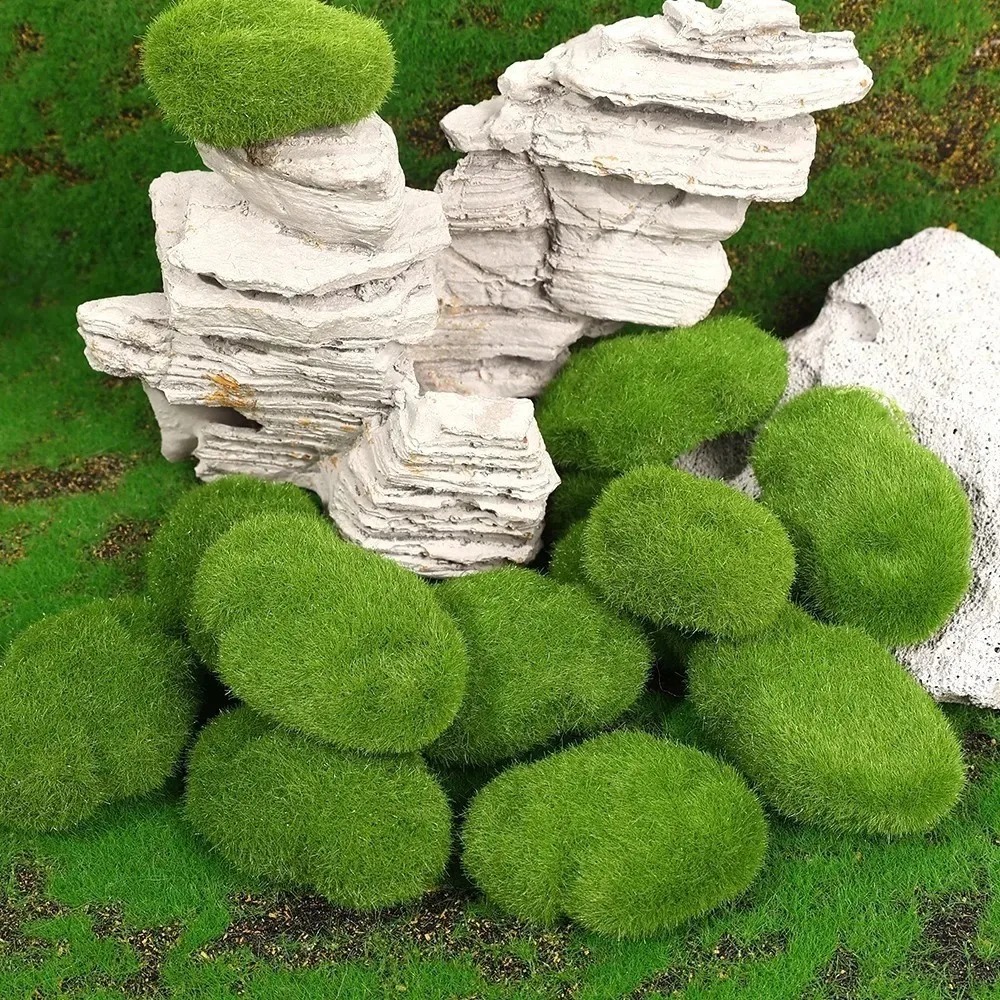 50/5PCS Bola Batu Lumut Buatan - Sphagnum Moss Dry ulasan dan harga