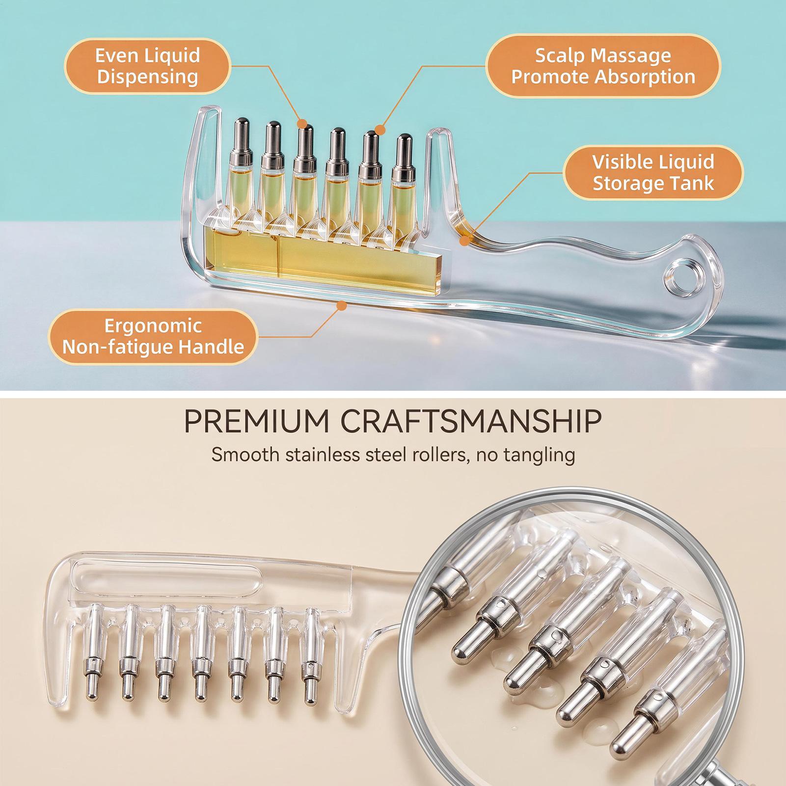 1 buah Sisir Transparan Portab - Root Stimulator Liquid ulasan dan harga
