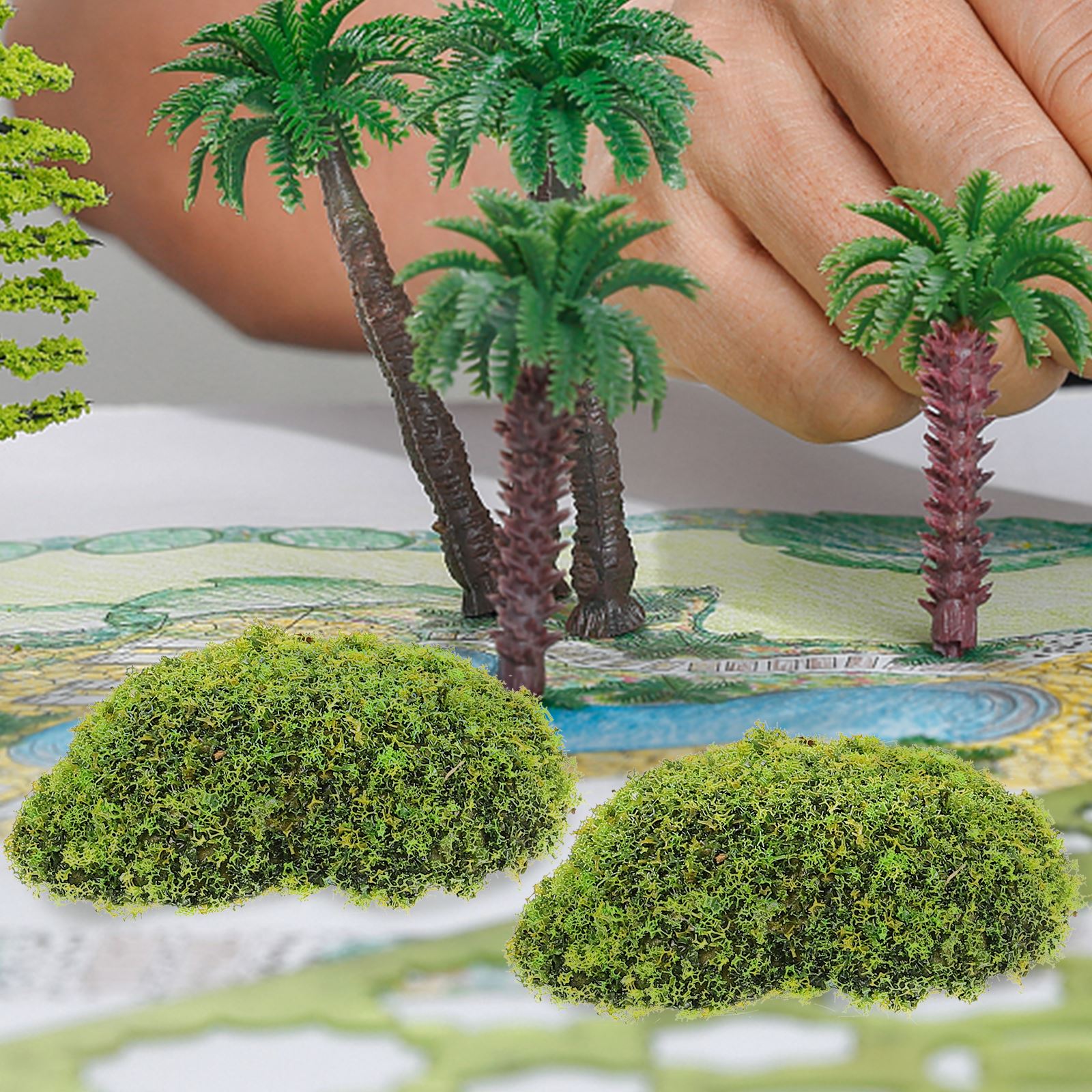 12 Buah Batu Lumut Buatan Batu - Sphagnum Moss Dry ulasan dan harga