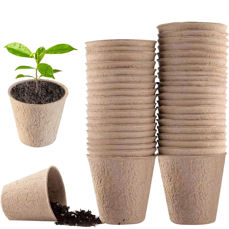 50 Buah Pot Tanaman Bulat dari - Peat Pellet Tray ulasan dan harga